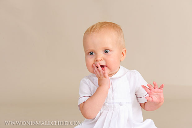 summer Christening Outfit for Boys - One Small Child