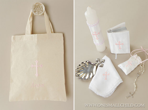 Girl Christening Accessory Set - One Small Child