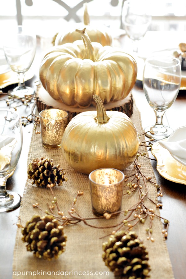 Fall Thanksgiving Tablescape - One Small Child