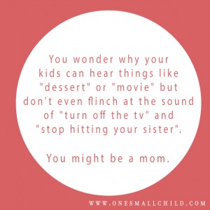 Hearing Quote for Blog - One Small Child