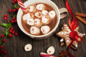 Christmas cookies and hot chocolate - One Small Child