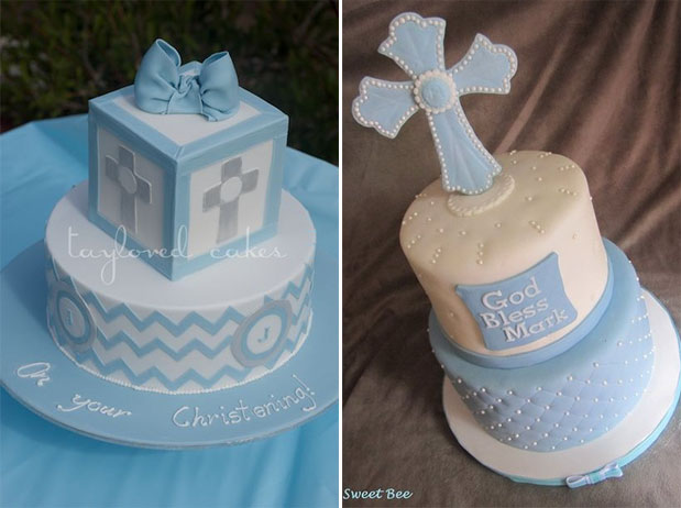 Christening Cakes 2015   Boys Christening Cakes - One Small Child