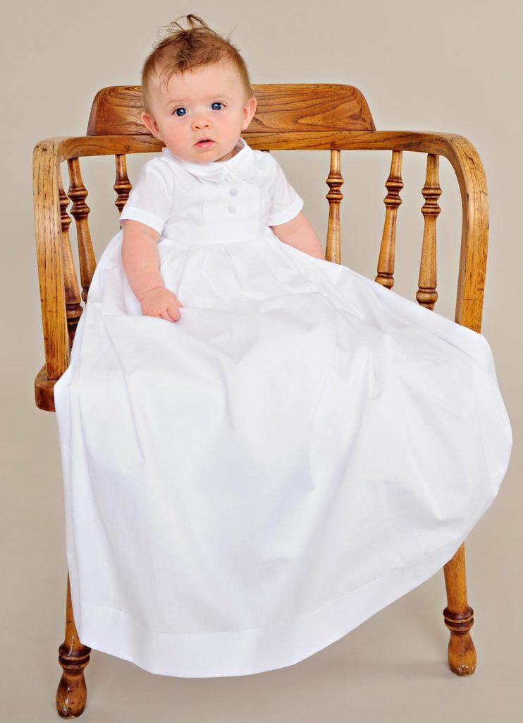 Aiden Knit Christening Baptism Blessing Outfit for Boys