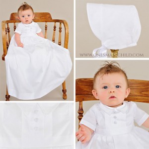 Caleb Boys Christening Gown - One Small Child