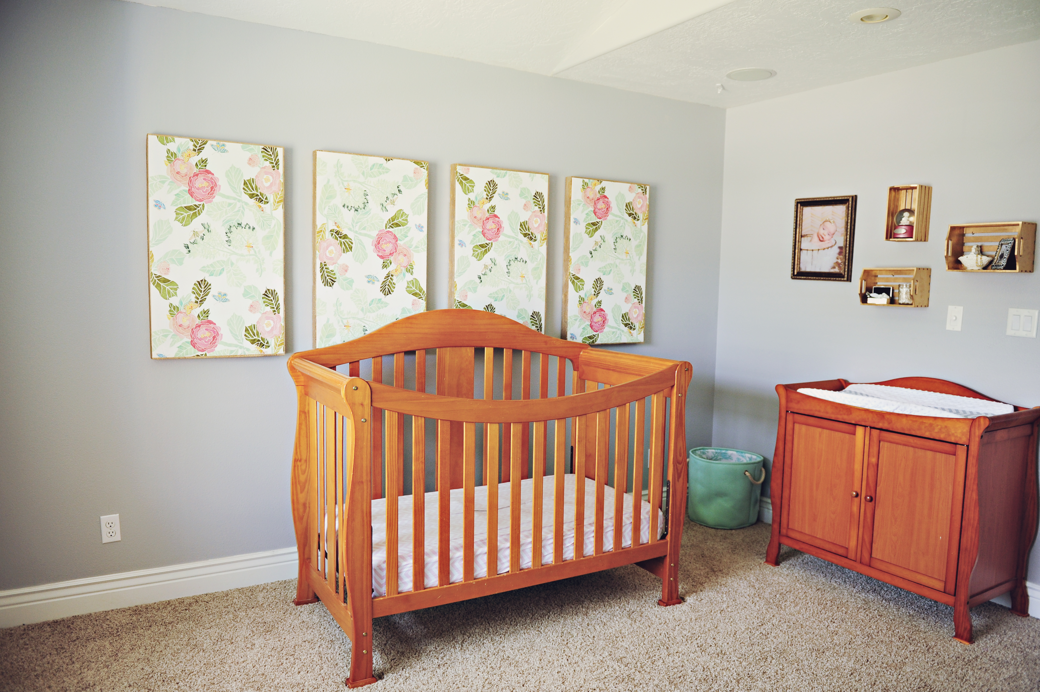 Modern Country Floral Nursery - One Small Child