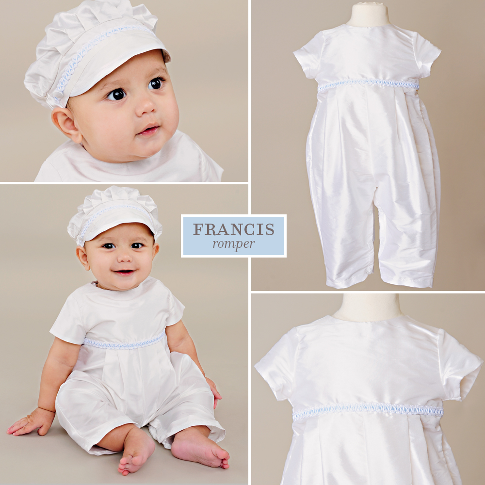 Francis Silk First Birthday Romper - One Small Child