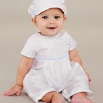 Francis Silk Christening Romper - One Small Child