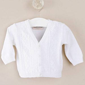 Kevin Cable Knit V-Neck Sweater - One Small Child