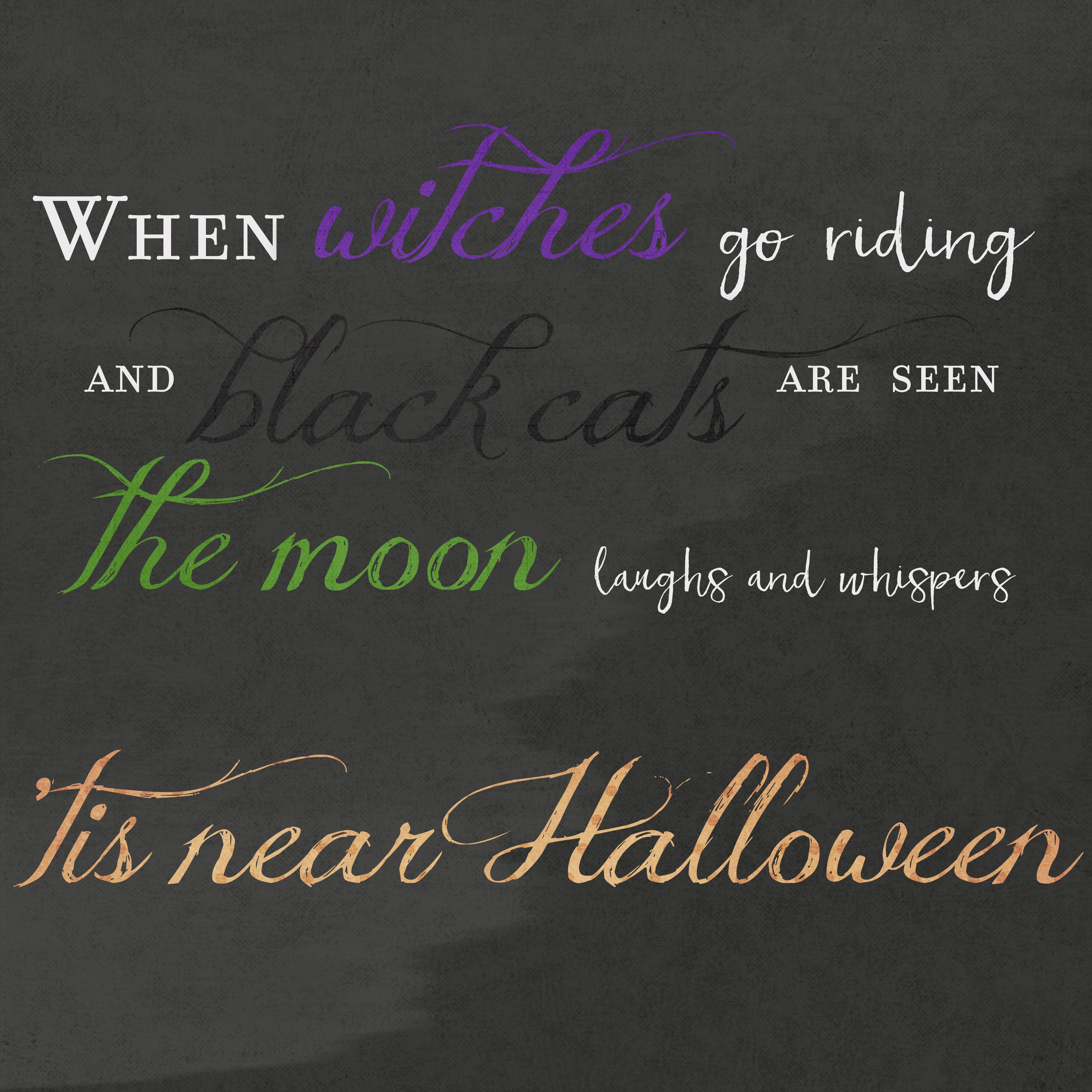 Halloween Quote Blog - One Small Child