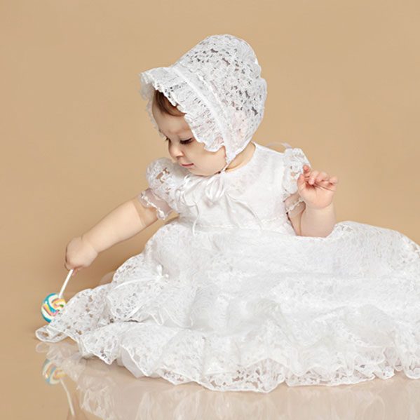 Customer Lucy Lace Christening Gown - One Small Child