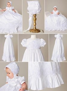 Esther Silk Christening Gown - One Small Child