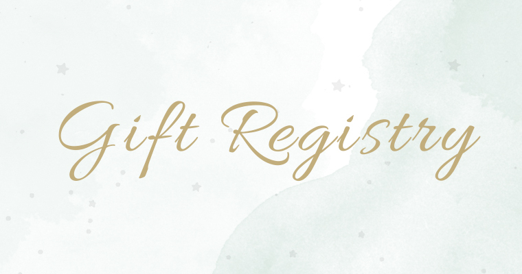 Gift Registry Available - One Small Child