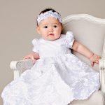 Arianne White Embroidered Satin Dress - One Small Child