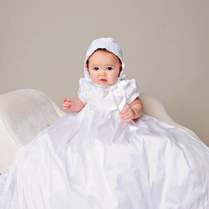 Esther Silk Christening Dress - One Small Child