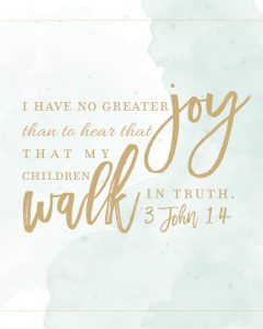 3 John 1:4 Quote - One Small Child