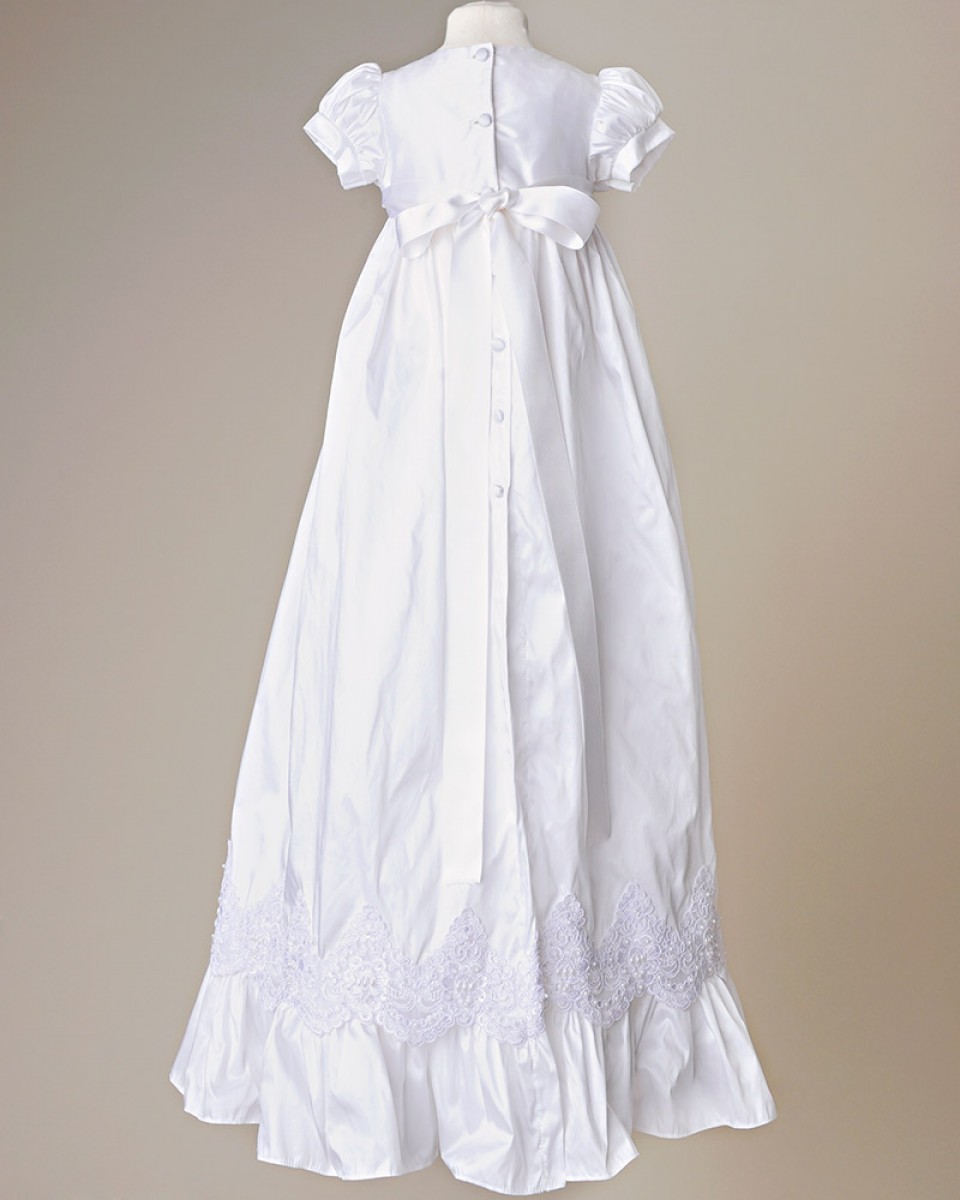 Esther Silk Christening Gown - One Small Child