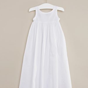 Girls Special Occasion 26 Cotton Christening Baptism Gown with Venise Lace and Cap 