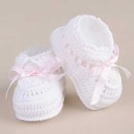 Ribbon Crochet Booties - One Small Child