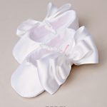Bow Christening Slipper - One Small Child