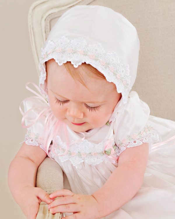 Tess Silk Christening Dress - One Small Child