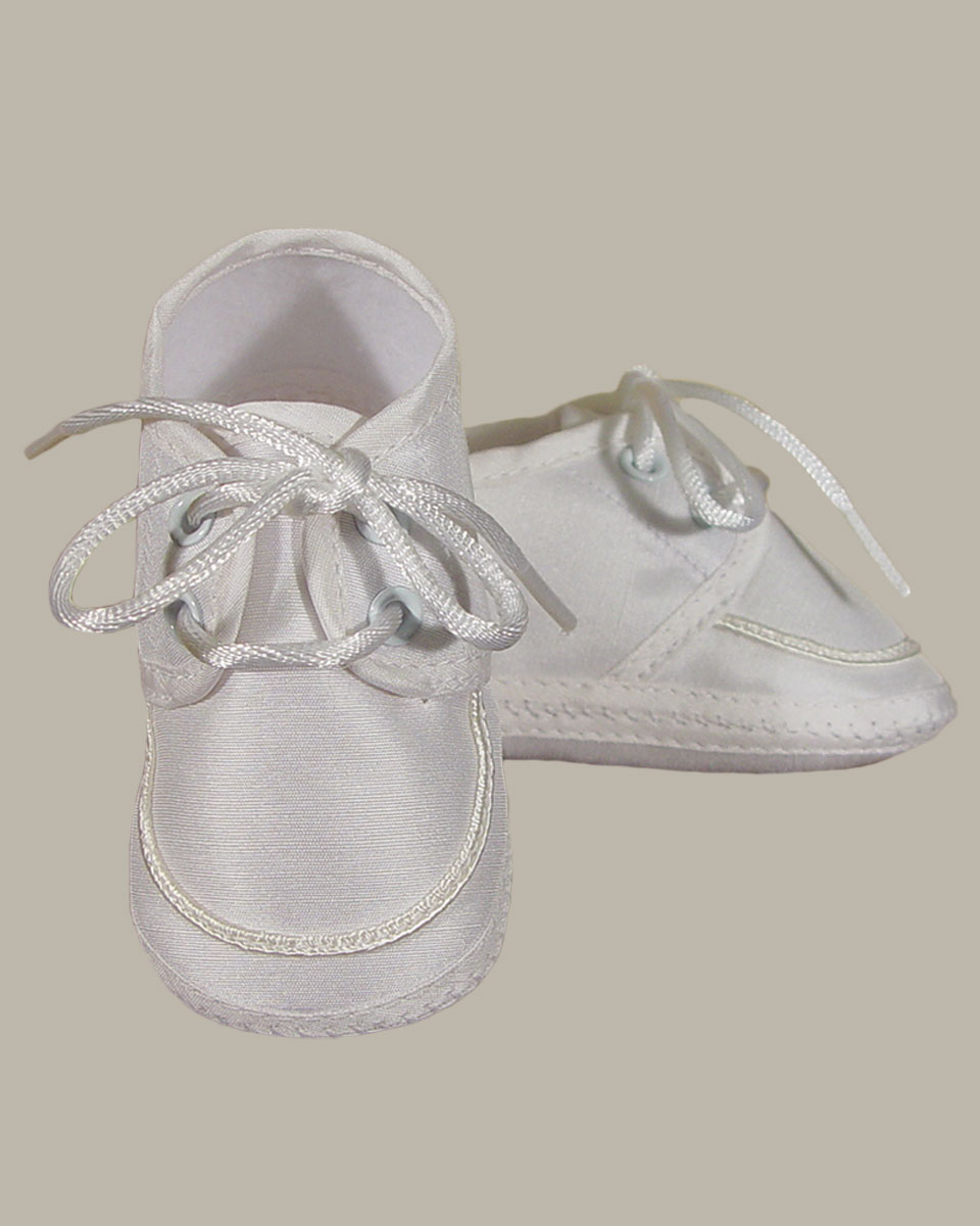 Boys Silk Dupioni Oxford Shoe - One Small Child