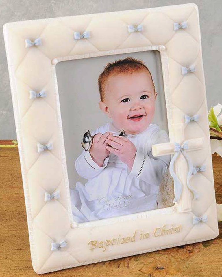 Boy Baptism Frame - One Small Child