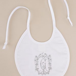 Floral Initial Bib - One Small Child