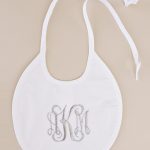 Flourish Monogram Bib - One Small Child