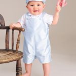 Elijah Blue Christening Outfit - One Small Child