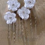 Satin Flower Hairpins - One Small Child