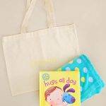 Hugs All Day Book and Blanket Gift Tote - One Small Child