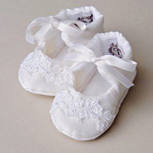 Kennedy Christening Slippers - One Small Child