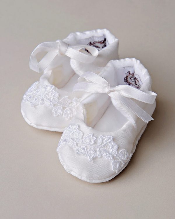 Kennedy Christening Slippers - One Small Child