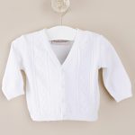 Kevin White Christening Sweater - One Small Child