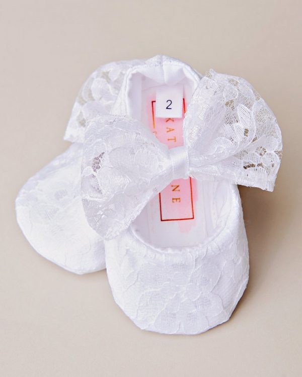 Lucy Christening Slippers - One Small Child