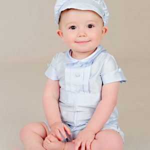 Noah Blue Christening Outfit - One Small Child