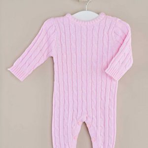 Pink Knit Jumpsuit - One Small Child