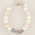 Rose Pearl Name Bracelet - One Small Child