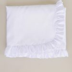 Satin Ruffle Blanket - One Small Child