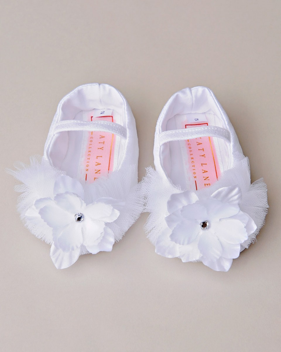 Shanna Christening Slippers - One Small Child