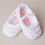 Cora Beaded Silk Christening Slipper - One Small Child