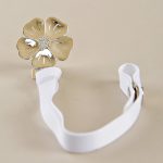 Silver Flower Pacifier Clip - One Small Child