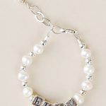 Silver & Pearl Name Bracelet - One Small Child