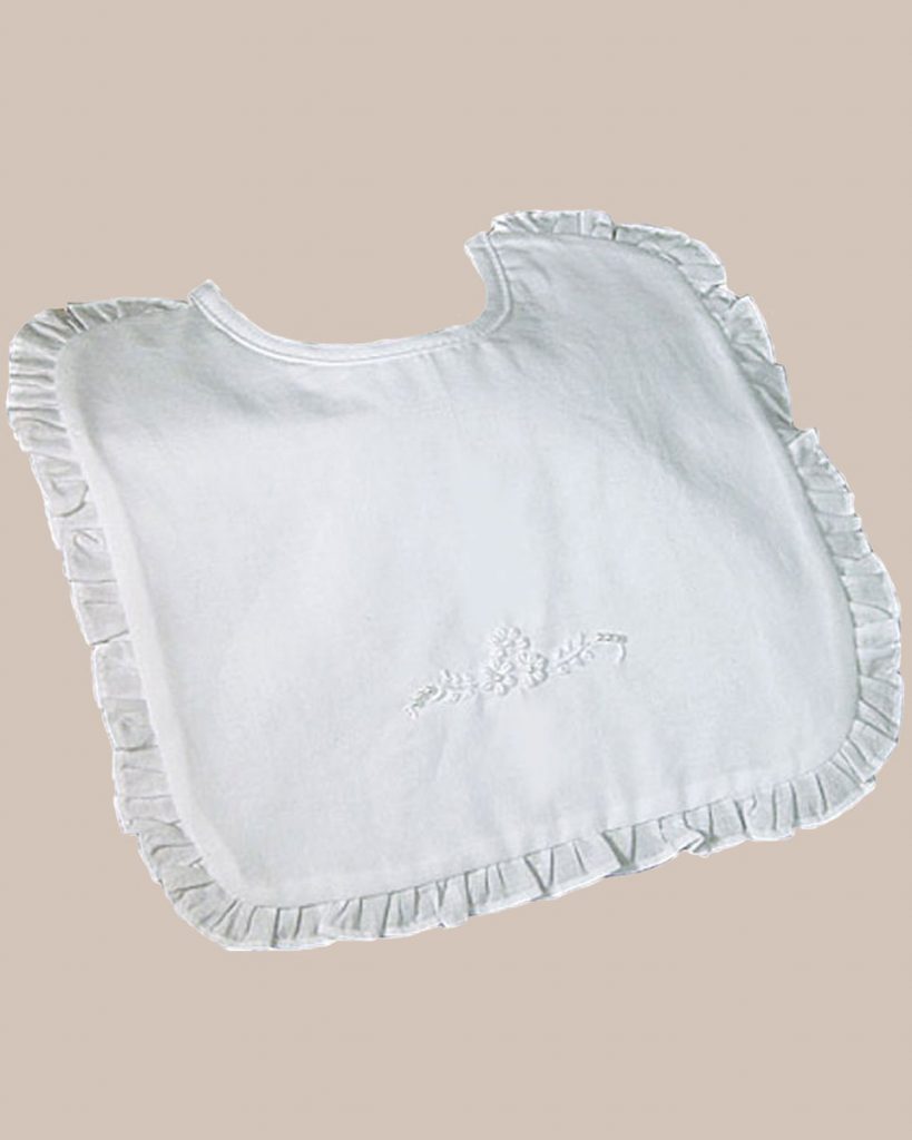 Personalised Embroidered  girl gift luxurious New "princess" baby frilly shawl 