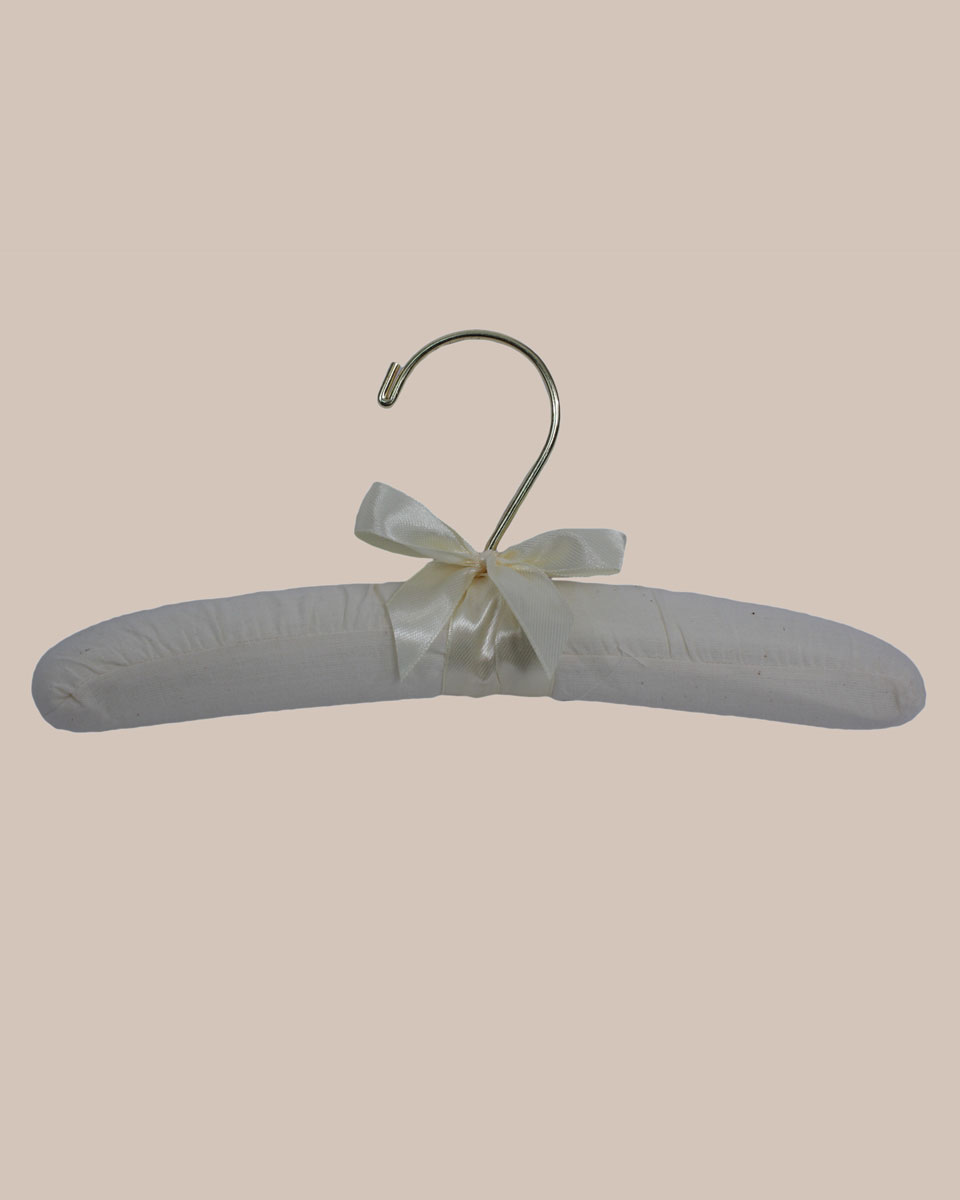 10" Muslin Hanger with Gold Hook - One Small Child