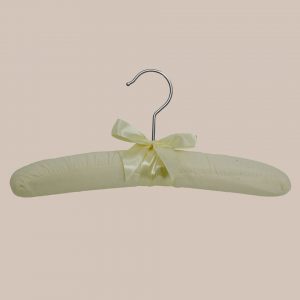 12" Muslin Hanger with Silver Hook - One Small Child