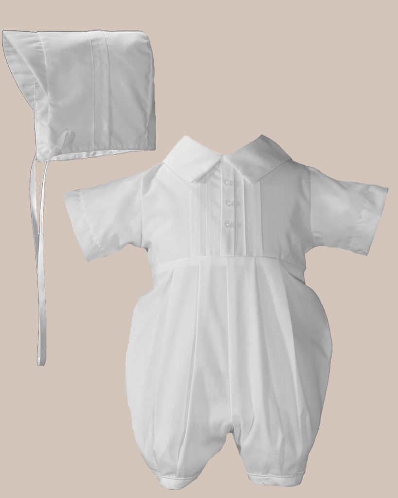 white christening outfit