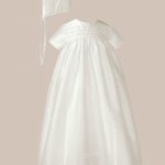 Silk 26" Family Christening Baptism Gown - One Small Child