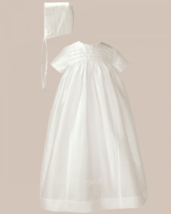 Silk 26" Family Christening Baptism Gown - One Small Child