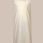 Girls 23" White Poly Cotton Easter Christening Baptism Slip Liner - One Small Child